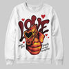Jordan 11 Retro Low Bred (2025) DopeSkill Sweatshirt Love Shot Graphic Streetwear - White