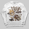 Jordan 5 “Earth/Metallic Gold” DopeSkill Long Sleeve T-Shirt Break Through Graphic Streetwear - White