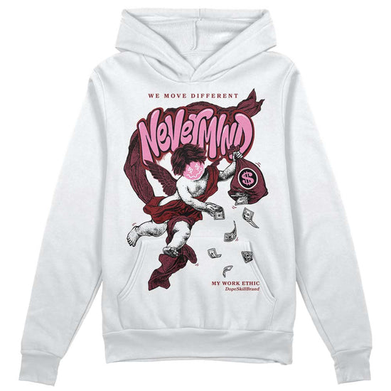 Jordan 1 Retro High OG “Team Red” DopeSkill Hoodie Sweatshirt Nevermind Graphic Streetwear - White