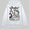 Jordan 14 Retro ‘Black Toe’ DopeSkill Hoodie Sweatshirt Broken Bones Graphic Streetwear - White