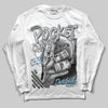 Jordan 5 Retro Wolf Grey (2026) DopeSkill Long Sleeve T-Shirt Pocket Change Graphic Streetwear - White
