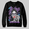 PURPLE Sneakers DopeSkill Sweatshirt Living My Best Life Graphic Streetwear  - Black