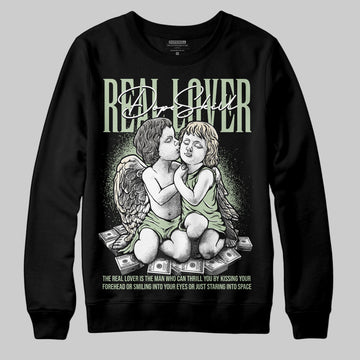 Jordan 4 WMNS “Seafoam” (2025) DopeSkill Sweatshirt Real Lover Graphic Streetwear - Black