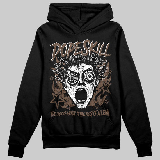 A Ma Maniére x Air Jordan 4 “Dark Mocha” DopeSkill Hoodie Sweatshirt Root of Evil Graphic Streetwear - black