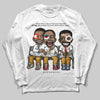 Jordan 11 "Gratitude" DopeSkill Long Sleeve T-Shirt First Sunday Graphic Streetwear - White