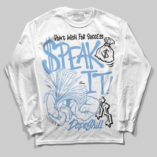 Jordan 12 Retro 'Melo' DopeSkill Long Sleeve T-Shirt Speak It Graphic Streetwear - White