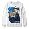 Jordan Spiz’ike Low “White/Obsidian” DopeSkill Sweatshirt Stackin Mines Graphic Streetwear - White 