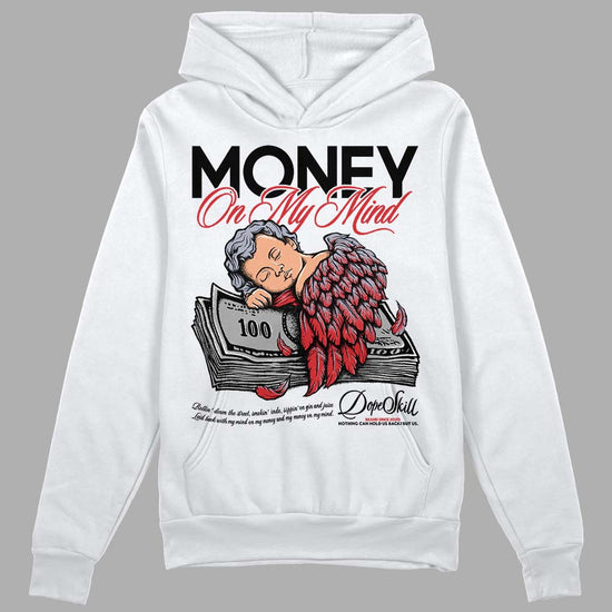 Jordan 4 “Bred Reimagined” DopeSkill Hoodie Sweatshirt MOMM Graphic Streetwear - White