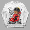 Black and White Sneakers DopeSkill Long Sleeve T-Shirt Heaven Sent Graphic Streetwear - WHite