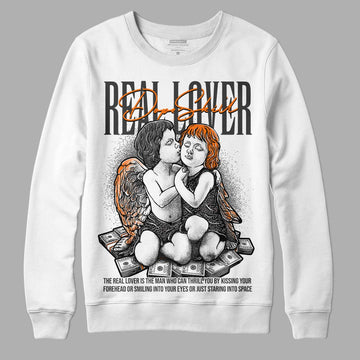 Jordan 3 Retro 'Fear Pack' DopeSkill Sweatshirt Real Lover Graphic Streetwear - White