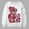 Valentine's Day Collection DopeSkill Sweatshirt Broken Heart  Graphic Streetwear - White 