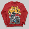 Red Sneakers DopeSkill Long Sleeve T-Shirt Paper Chaser Boy Graphic Streetwear - red