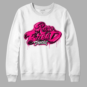 Jordan 1 Low GS “Fierce Pink” Dopeskill Sweatshirt Rare Breed Type Graphic Streetwear - White