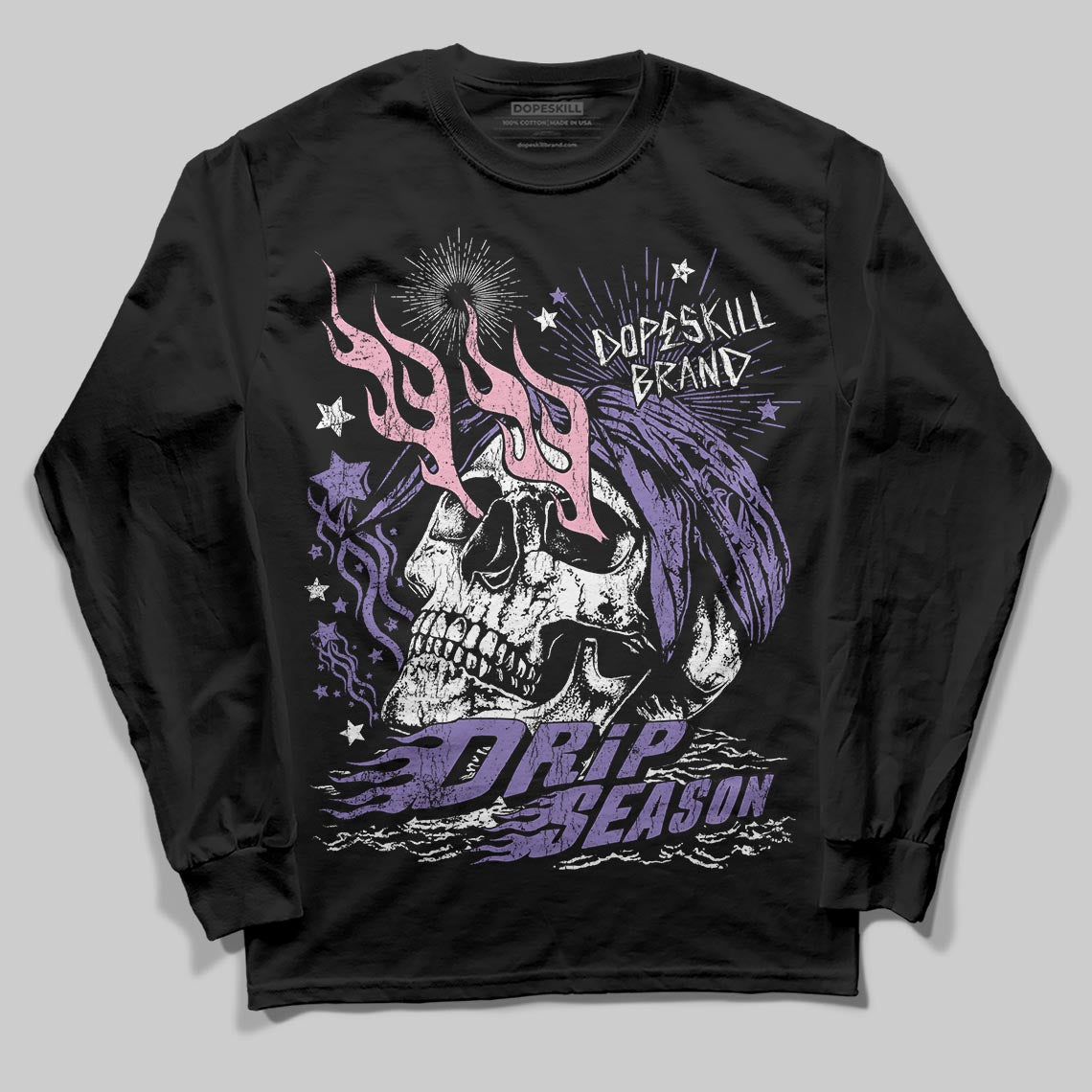 Jordan 11 "Mojave" DopeSkill Long Sleeve T-Shirt Drip Season Graphic Streetwear - Black