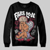 Jordan 5 Low “Peanut Butter Jelly” DopeSkill Sweatshirt False Love Graphic Streetwear - Black