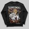 Jordan 5 “Earth/Metallic Gold” DopeSkill Long Sleeve T-Shirt Stay It Busy Graphic Streetwear - Black