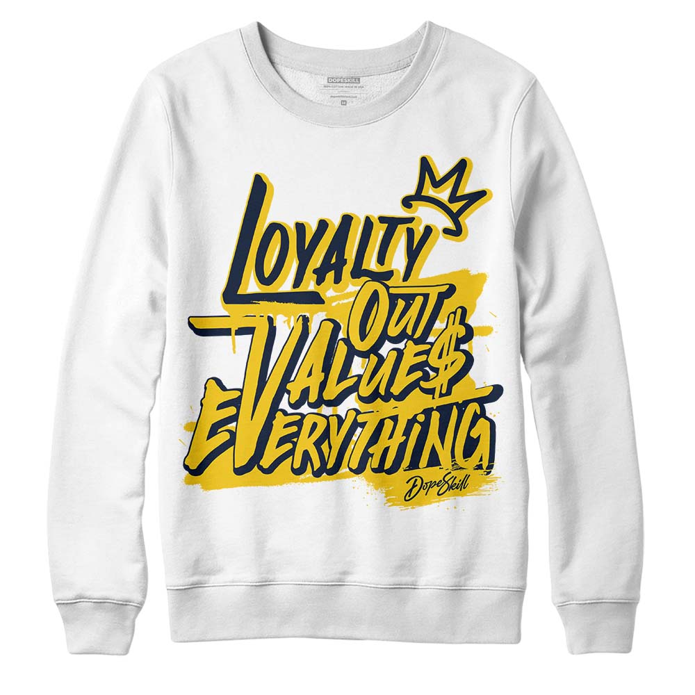 Dunk Low Vintage “Michigan” DopeSkill Sweatshirt LOVE Graphic Streetwear - White