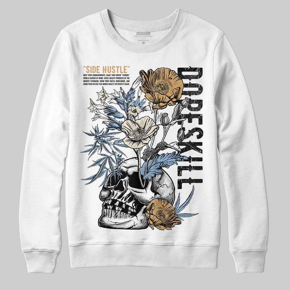Nike Air Diamond Turf Must Be the Money DopeSkill Sweatshirt Side Hustle Graphic Streetwear - White