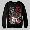 Jordan 3 Fire Red DopeSkill Sweatshirt Reap What You Sow Graphic Streetwear - Black