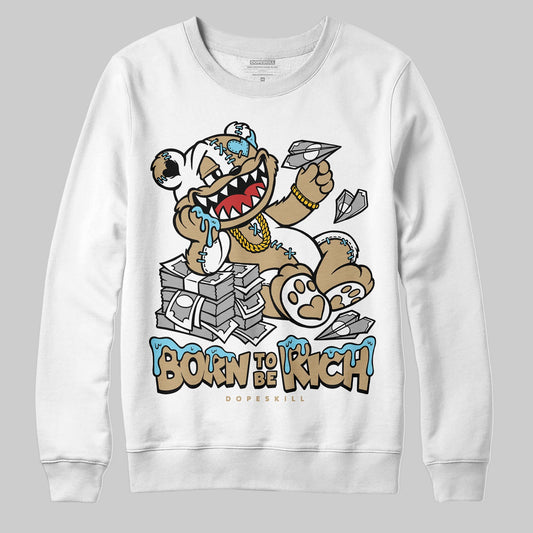 Jordan 11 City Pack “H-Town” DopeSkill Sweatshirt Born To Be Rich Graphic Streetwear - White 