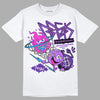 PURPLE Sneakers DopeSkill T-Shirt Break Through Graphic Streetwear - White