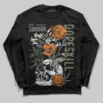 Jordan 4 Retro OG SP Undefeated (2025) DopeSkill Long Sleeve T-Shirt Side Hustle Graphic Streetwear - Black