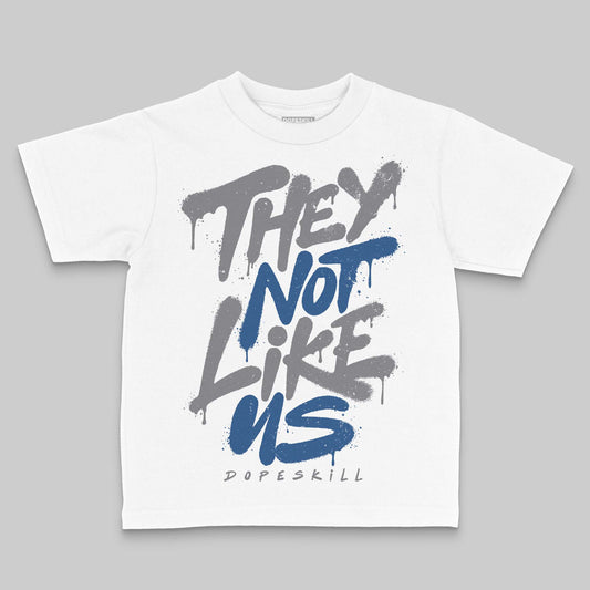 Jordan 9 Retro 'Flint Grey' 2026' DopeSkill Toddler Kids T-shirt They Not Like Us Graphic Streetwear - White
