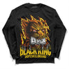 Jordan 4 Thunder DopeSkill Long Sleeve T-Shirt Black King Graphic Streetwear - Black