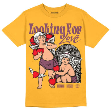 Jordan 1 Retro High OG Brotherhood DopeSkill University Gold T-Shirt Looking For Love Graphic Streetwear