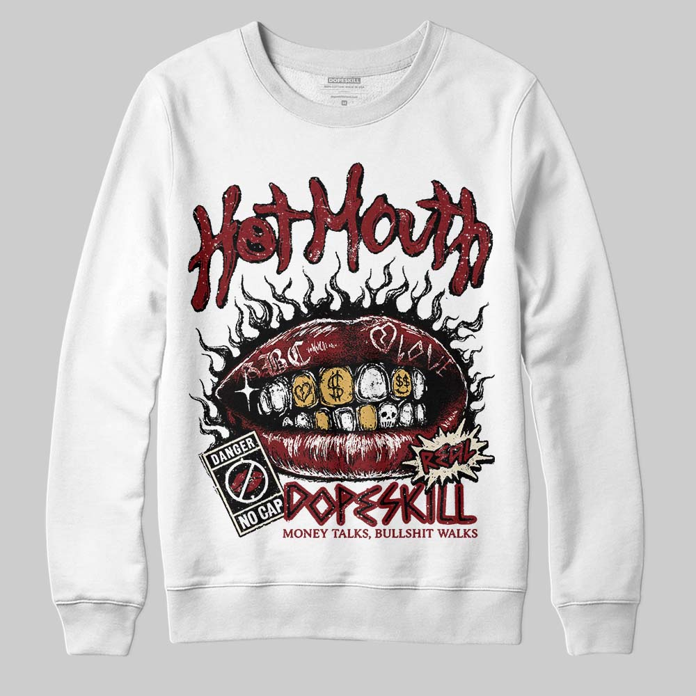 Dunk Low SE Sisterhood Sail Team Red W DopeSkill Sweatshirt Hot Mouth Graphic Streetwear - White