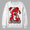 Jordan 12 “Cherry” DopeSkill Sweatshirt Hurt Bear Graphic Streetwear - White 