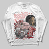Jordan 40 “Dusty Rose” DopeSkill Long Sleeve T-Shirt Stressless Graphic Streetwear - White