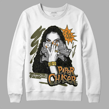 Jordan 5 "Olive" DopeSkill Sweatshirt NPC Graphic Streetwear - White