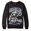 Jordan 5 Retro Low Indigo Haze DopeSkill Sweatshirt Sick Bear Graphic Streetwear - Black