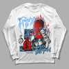 Travis Scott x Jordan 4 Retro 'Cactus Jack' DopeSkill Long Sleeve T-Shirt Drip'n Never Tripp'n Graphic Streetwear - White