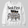 Grey Sneakers DopeSkill Sweatshirt New Seek First Graphic Streetwear - White