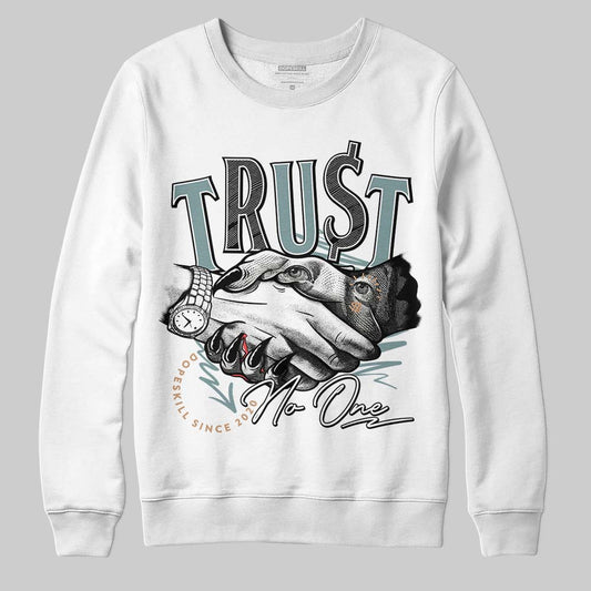 Nike Air Max 1 Low Poly “Adventure” DopeSkill Sweatshirt Trust No One Graphic Streetwear - White