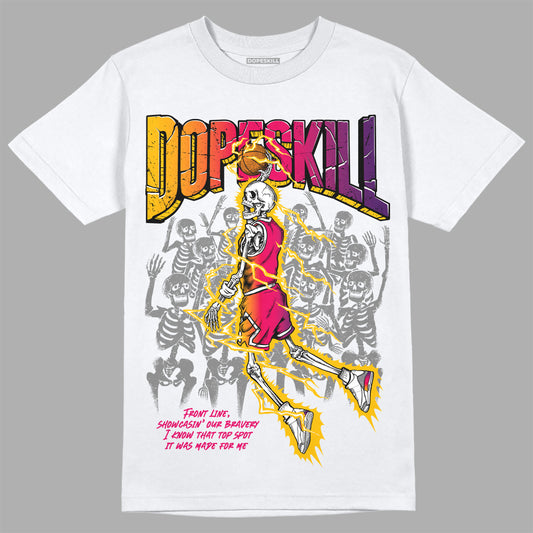 Jordan 3 Retro SP J Balvin Medellín Sunset DopeSkill T-Shirt Thunder Dunk Graphic Streetwear - WHite