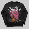 Diesel Pink S - Serendipity Pro-X1 Trainers DopeSkill Long Sleeve T-Shirt Never Stop Hustling Graphic Streetwear - Black