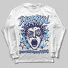 University Blue Sneakers DopeSkill Long Sleeve T-Shirt Root of Evil Graphic Streetwear  White