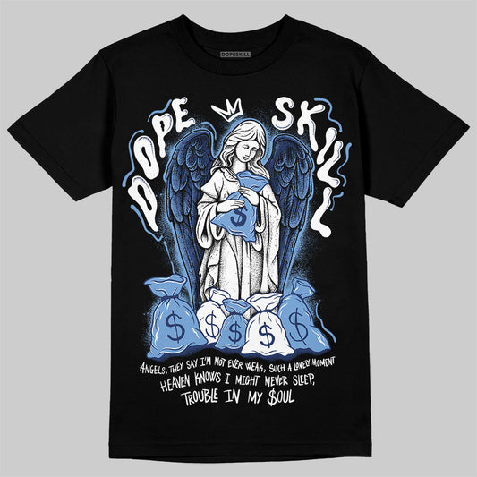 Jordan 1 High OG "Midnight Navy" DopeSkill T-Shirt Angels Graphic Streetwear - Black