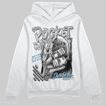 Jordan 5 Retro Wolf Grey (2026) DopeSkill Hoodie Sweatshirt Pocket Change Graphic Streetwear - White