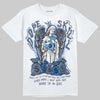 Jordan 11 Retro Low Diffused Blue DopeSkill T-Shirt Angels Graphic Streetwear - White 