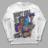 Jordan 3 Dark Iris DopeSkill Long Sleeve T-Shirt Don't Kill My Vibe Graphic Streetwear - White 