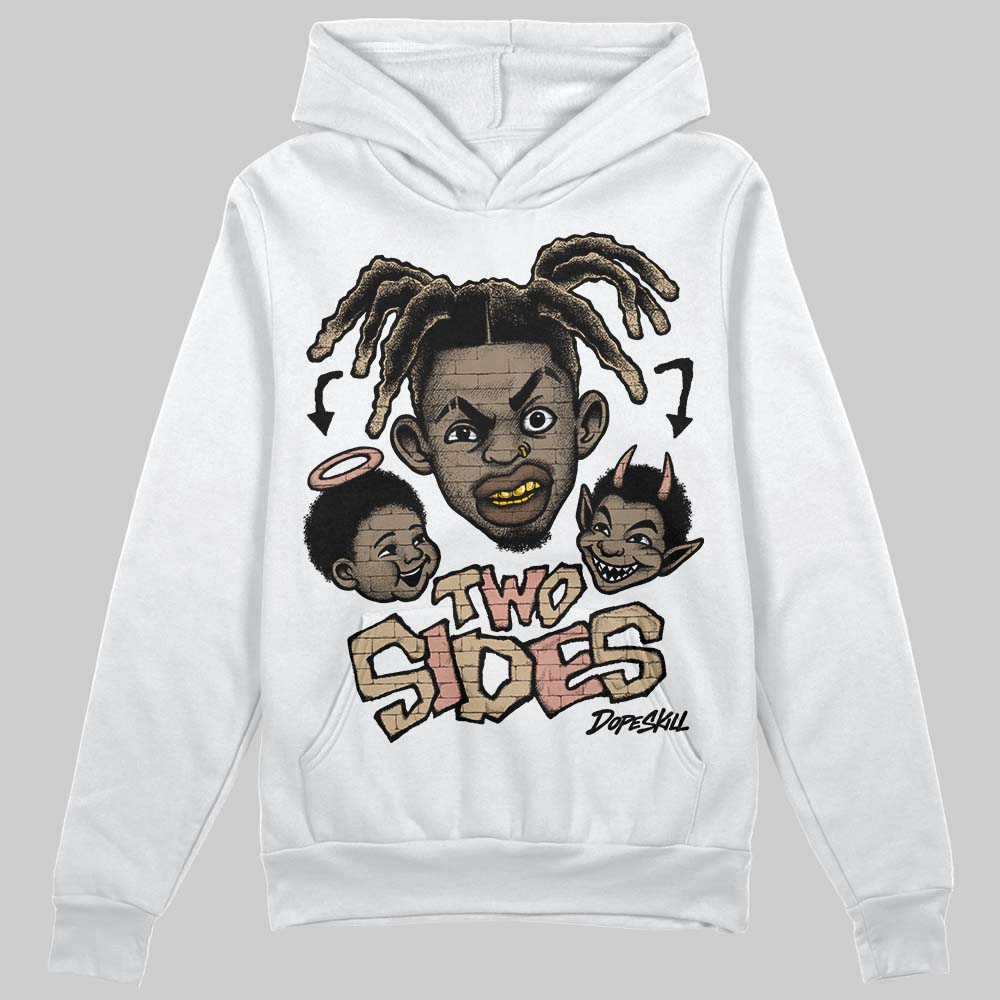 TAN Sneakers DopeSkill Hoodie Two Sides Graphic Streetwear - White