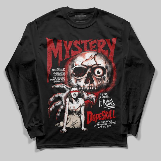 Adidas Samba OG ‘Talchum Pack ‑ Scarlet’ DopeSkill Long Sleeve T-Shirt Mystery Ghostly Grasp Graphic Streetwear - Black