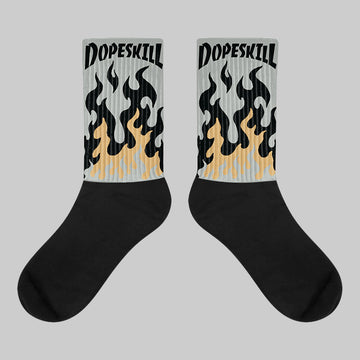 1906R ‘White Gold’ DopeSkill Sublimated Socks FIRE Graphic