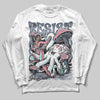 Jordan 5 Easter DopeSkill Long Sleeve T-Shirt Resist Graphic Streetwear - White