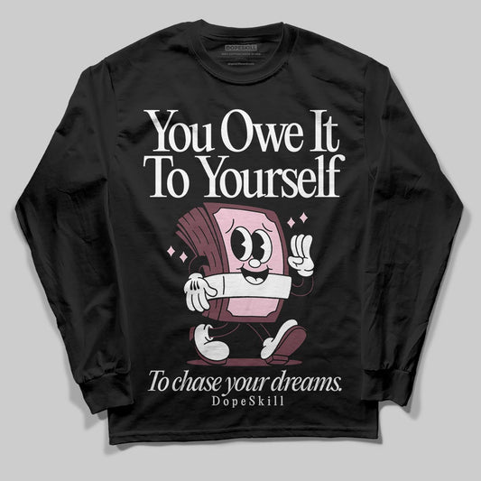 Asics Gel-Cumulus 16 "Port Royal" DopeSkill Long Sleeve T-Shirt Owe It To Yourself Graphic Streetwear - Black