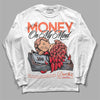 DJ Khaled x Jordan 5 Retro ‘Crimson Bliss’ DopeSkill Long Sleeve T-Shirt MOMM Graphic Streetwear - White